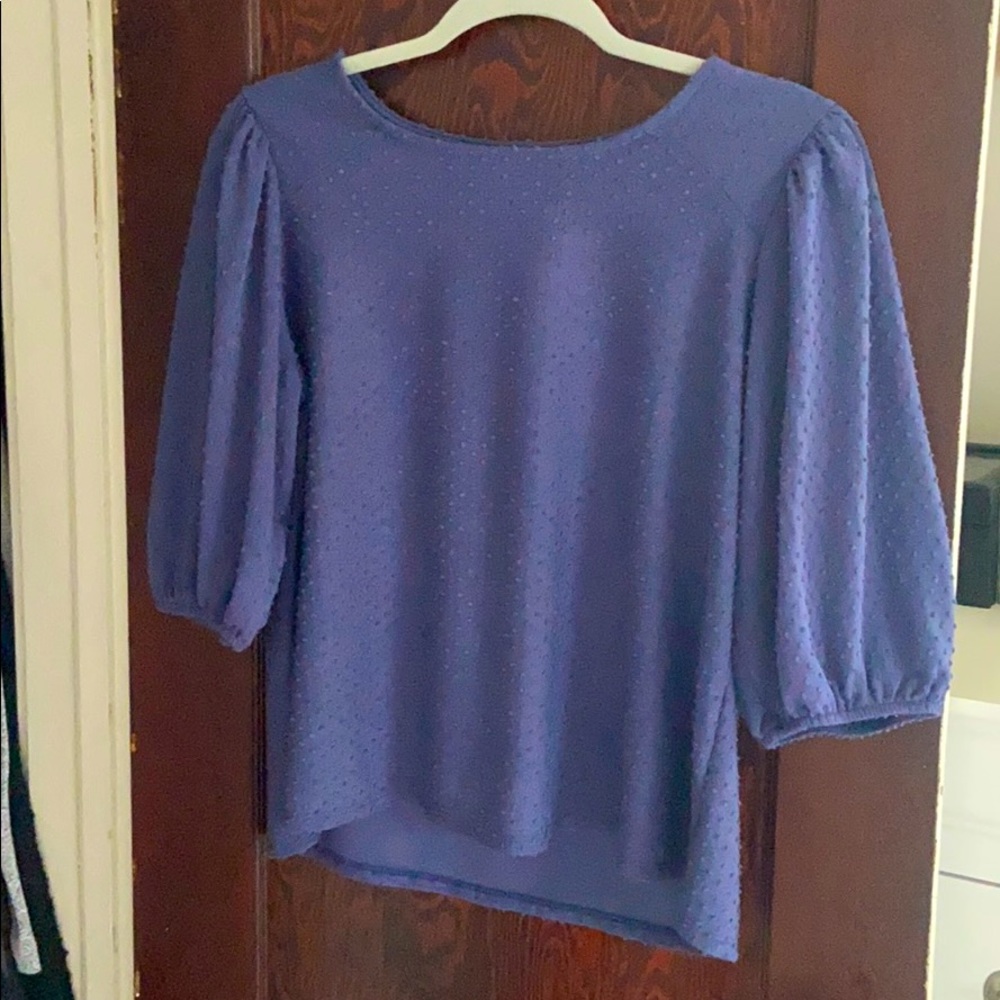 Flowing Periwinkle Blouse